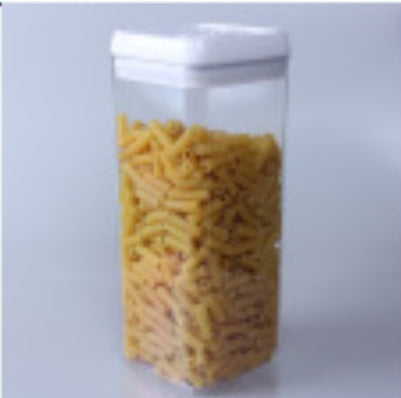 Square Plastic Snack Storage Box for pantry storage