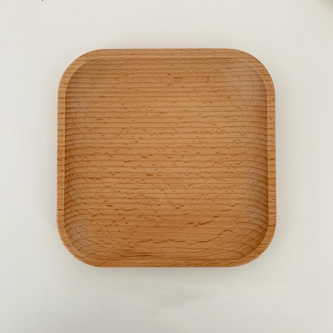 Solid Wood Snack Tray for serving fruit and desserts