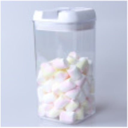 Square Plastic Snack Storage Box for pantry storage