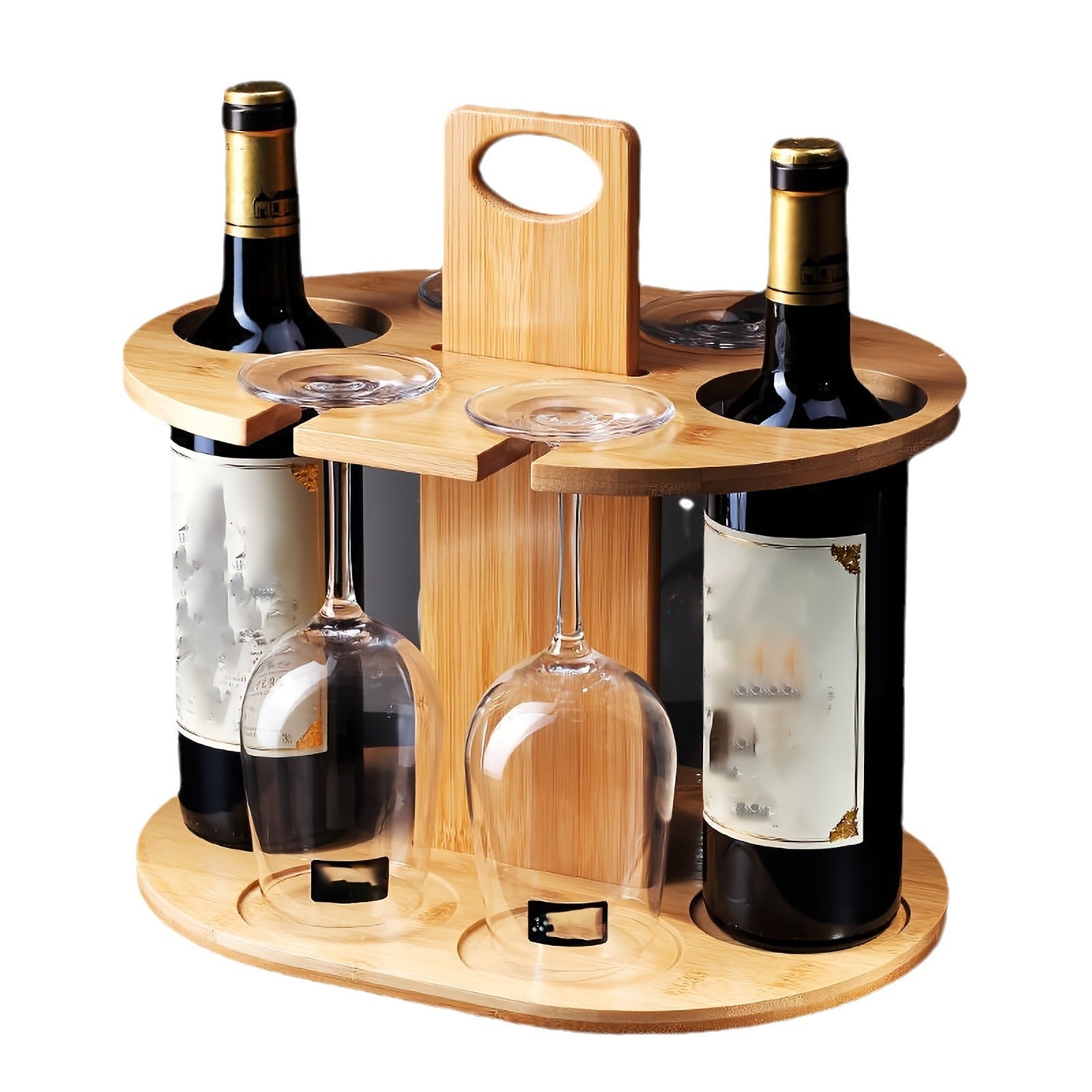 Wooden Bamboo Wine Rack for wine bottle storage