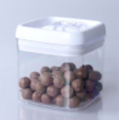 Square Plastic Snack Storage Box for pantry storage