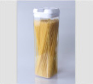 Square Plastic Snack Storage Box for pantry storage
