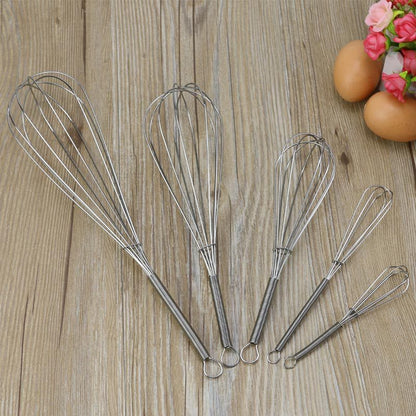 Stainless Steel Manual Egg Whisk for baking and cooking