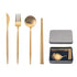 Stainless Steel Portable Cutlery Set with travel case