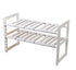 Under Sink 2 Tier Expandable Shelf Organizer for kitchen cabinet storage