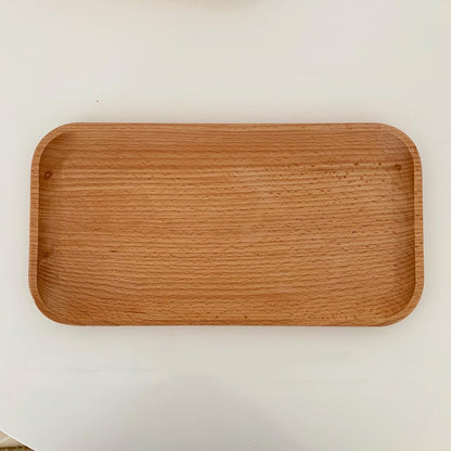 Solid Wood Snack Tray for serving fruit and desserts