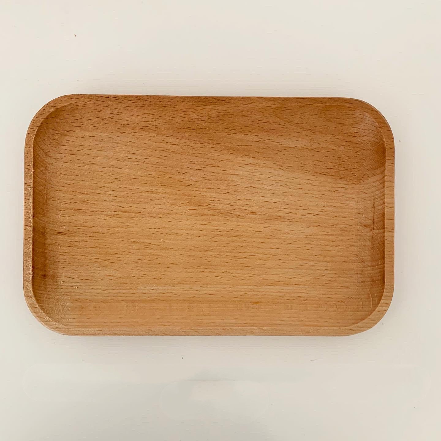 Solid Wood Snack Tray for serving fruit and desserts