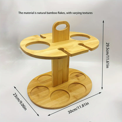 Wooden Bamboo Wine Rack for wine bottle storage