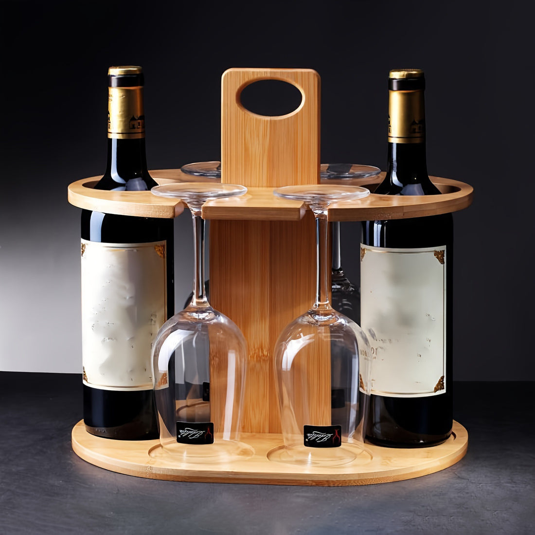 Wooden Bamboo Wine Rack for wine bottle storage